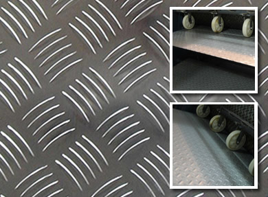 Aluminum Alloy Multi-Bar Chequered Safety Flooring Tread Plates