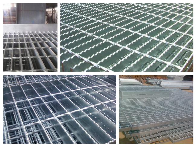 Compound Steel Bar Grating with Anti-Skidding Checkered Plate