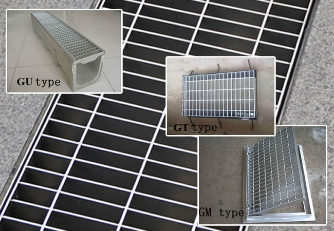 304 Stainless Steel Bar Grating Pressure Locked for Trench Covers